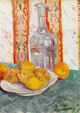 Carafe and Dish w Citrus