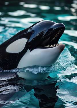 Majestic Orca Whale Killer