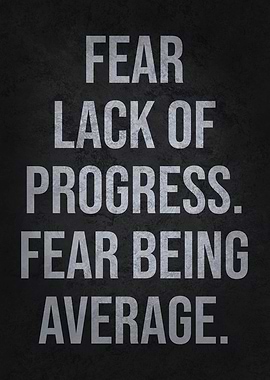 Fear Being Average