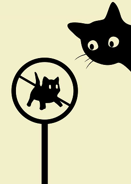 Warning Cat