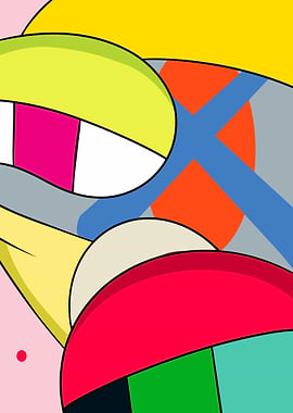 Graffiti kaws posters