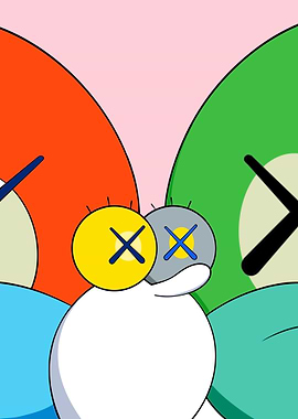 Graffiti kaws posters