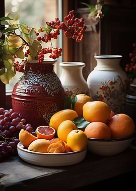 Fruits in a kitchen