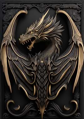 Drago Gold Decor