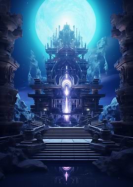 Abstract Lost Temple