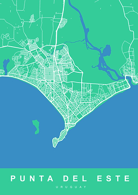 MAP PUNTA DEL ESTE URUGUAY