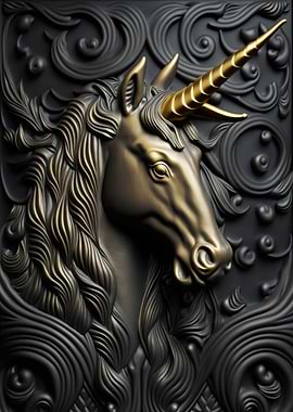 Unicorn Gold Decor