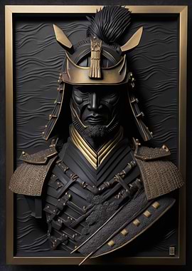 Samurai Gold Decor