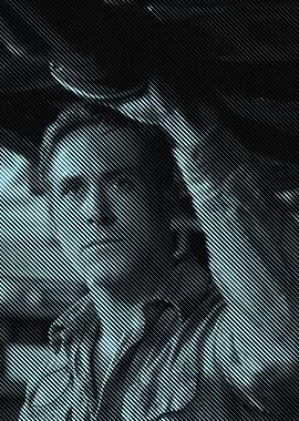 vintage line art movie