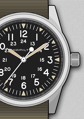 Military Khaki Field Watch