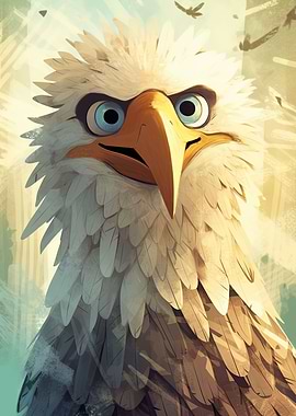 Bald Eagle Illustration