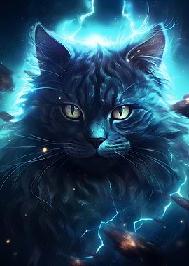 Cat on Galaxy