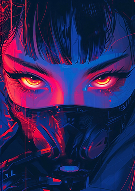 Futuristic Cyberpunk Girl
