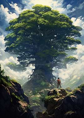 Fantasy Tree Poster