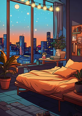 Night Lights Bedroom