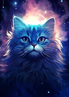 Cute Galaxy Cat