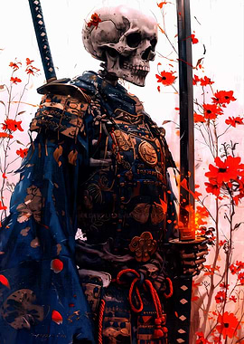 Fantasy Skeleton Samurai