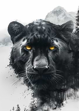 Panther Double Exposure