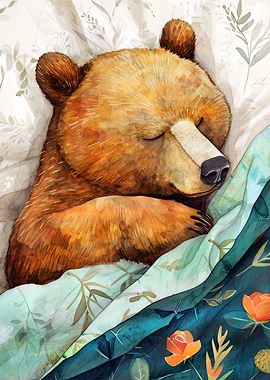 Bear sleeping