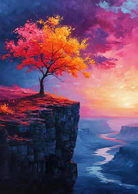 Dreamy Lone Tree