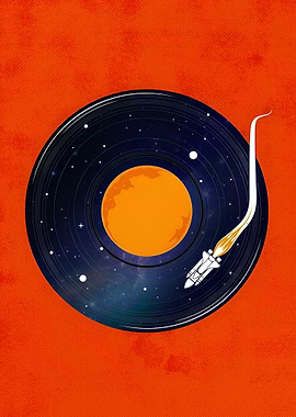Space Vinyl DJ Turntable