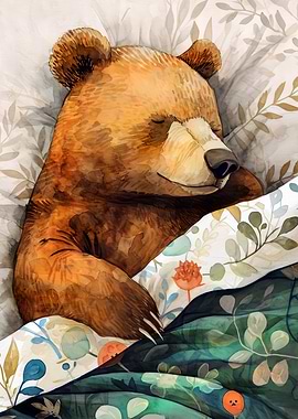 Bear sleeping