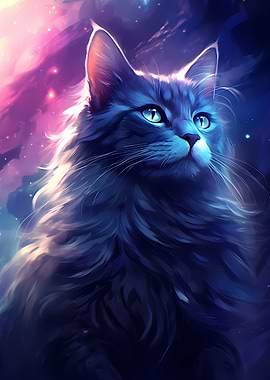 Feline on Galaxy