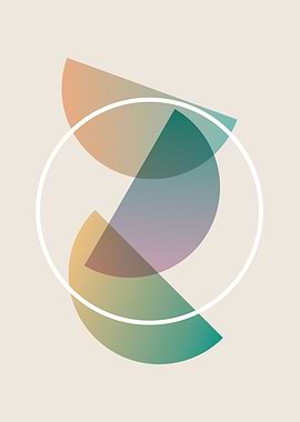 Smooth colored semicircles