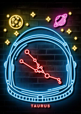 TAURUS NEON ART
