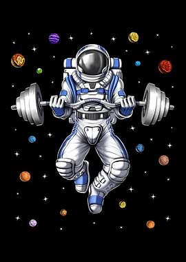 Astronaut Fitness Squats