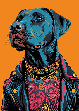 Angry Labrador Retriever