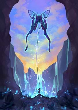 Butterfly on The Sky