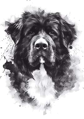 Tibetan Mastiff Watercolor