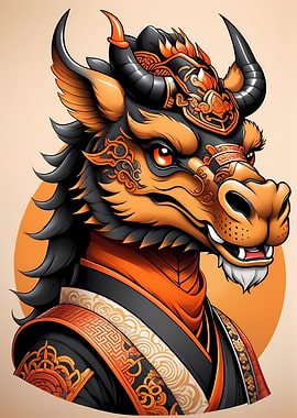 Samurai Mask Buffalo