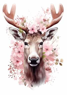 Deer Watercolor