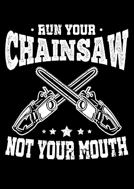 Funny Chainsaw Lumberjack