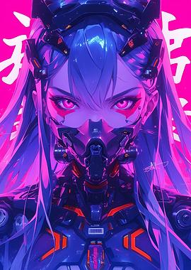 Futuristic Cyberpunk Girl