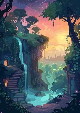 Magical Fantasy Landscape
