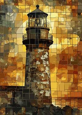Lighthouse Mosaic