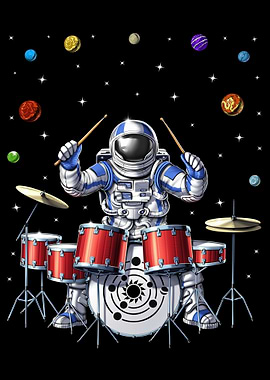 Astronaut Drummer