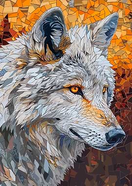 Wolf Mosaic