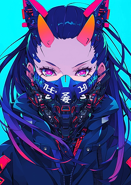 Futuristic Cyberpunk Girl