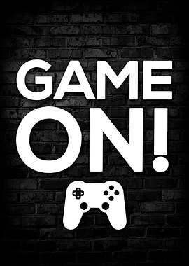 Game On Gaming Poster