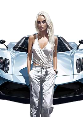 Girl and Fast car