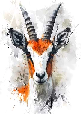 Antelope Watercolor