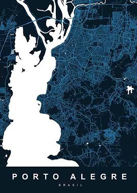 MAP PORTO ALEGRE BRASIL
