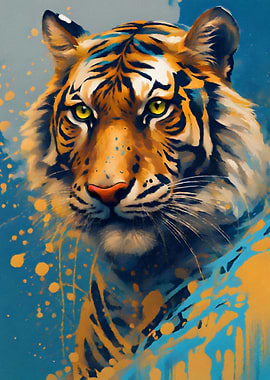 Tiger Abstract
