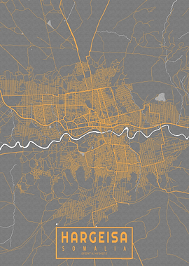 Hargeisa City Map Bauhaus