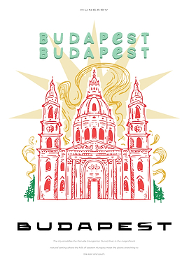 Budapest big city poster