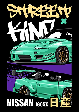 Retro 180SX JDM Car